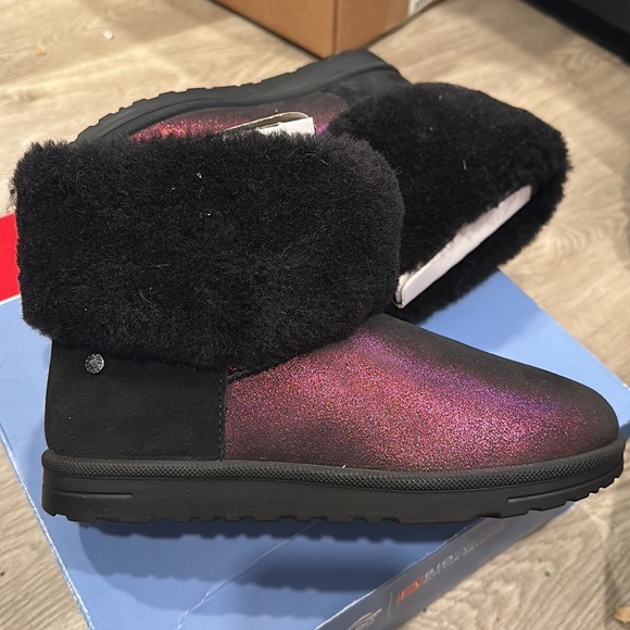 Abeo Shoes - Short Pink Shearling Boots